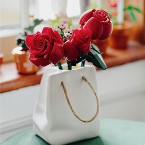 Lego Roses | Modern Décor Accent for Home or Office